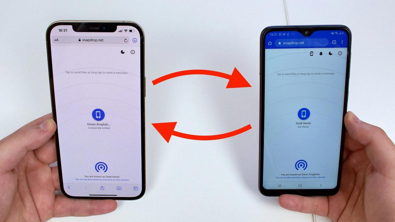 how to transfer files from iphone to android