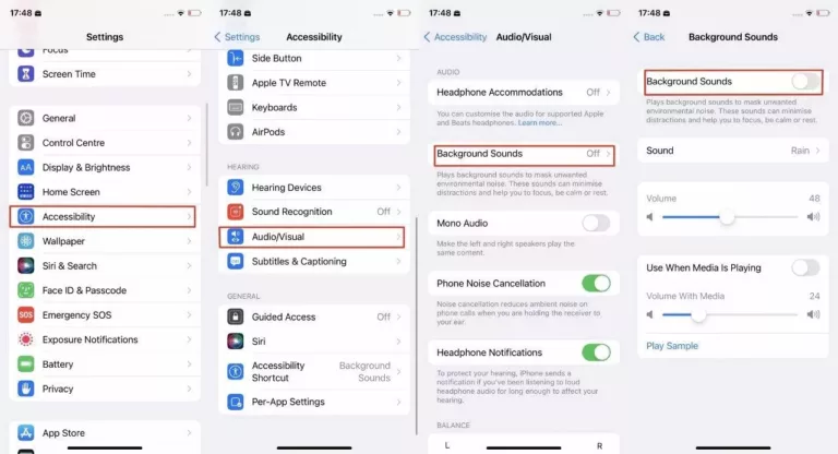 How to Use iOS 15 AirPods Background Sounds? 11