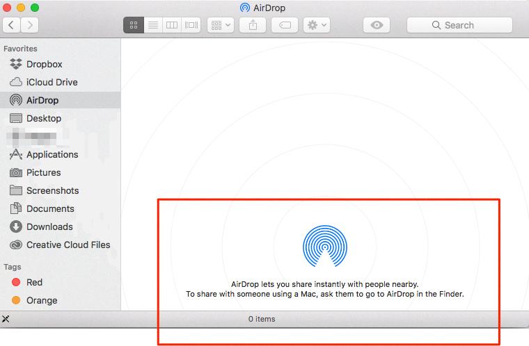 mac airdrop allow me to be discovered not showing