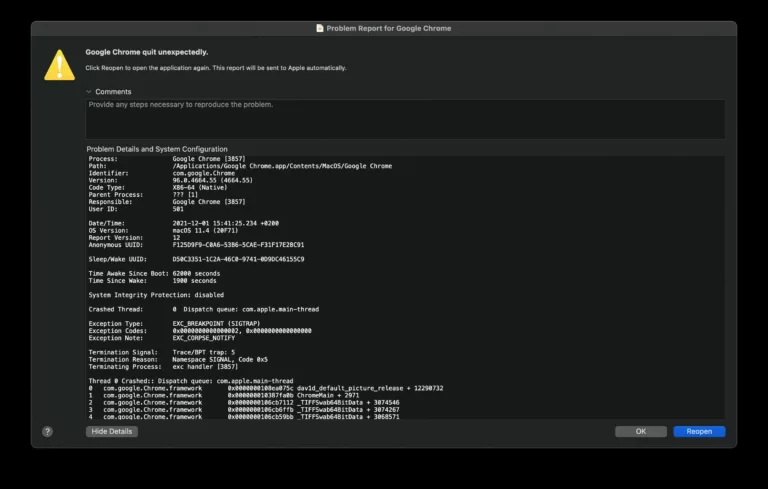 How to Fix Chrome Crashes on Mac? 13