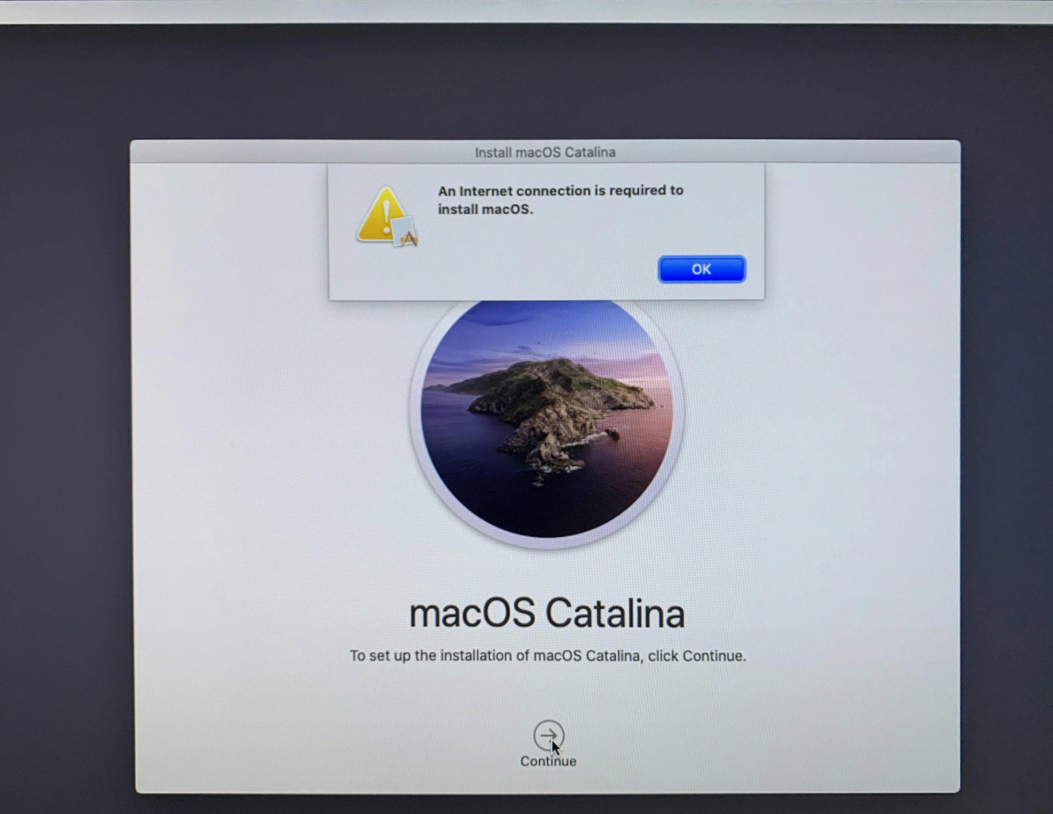 macos catalina internet problems