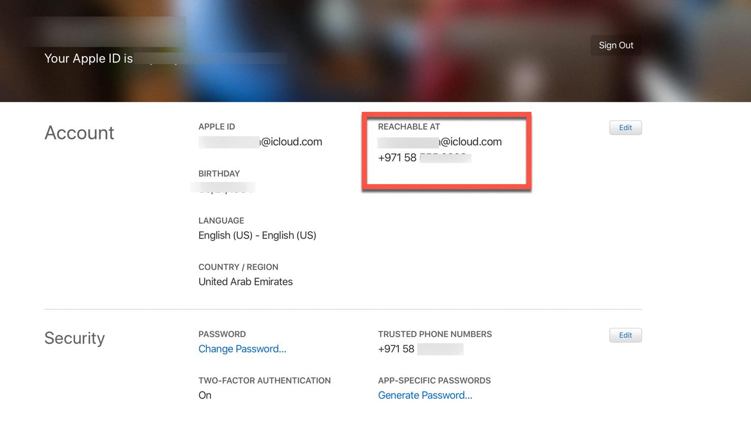 this account has no reachable addresses