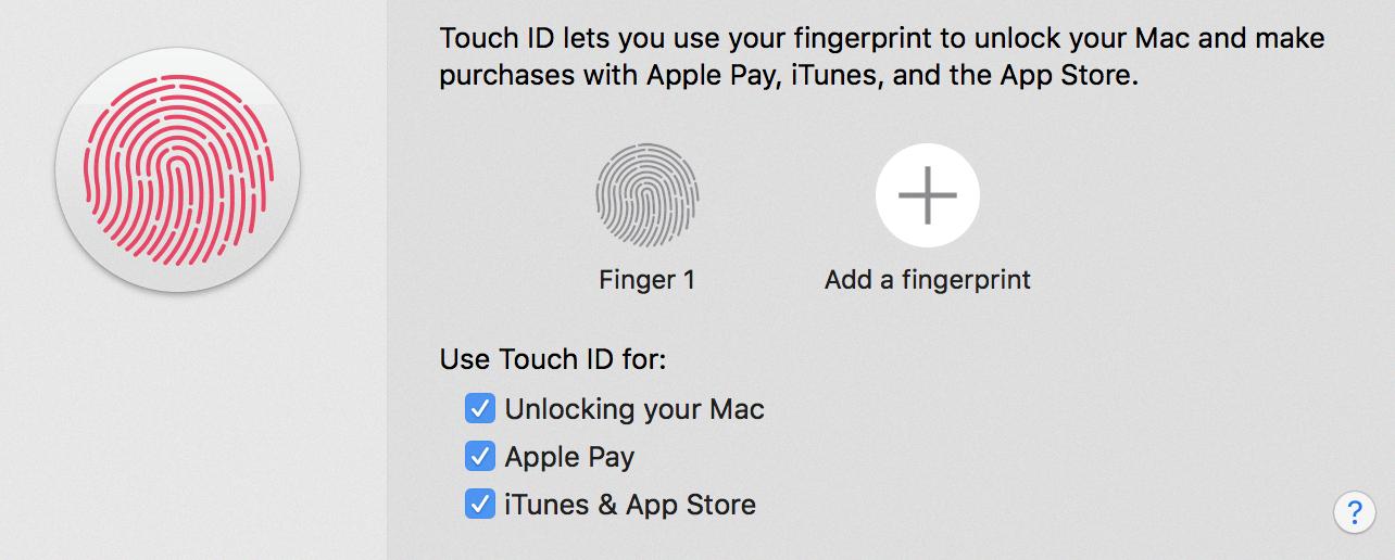 touch id not working on mac touch id not working on mac