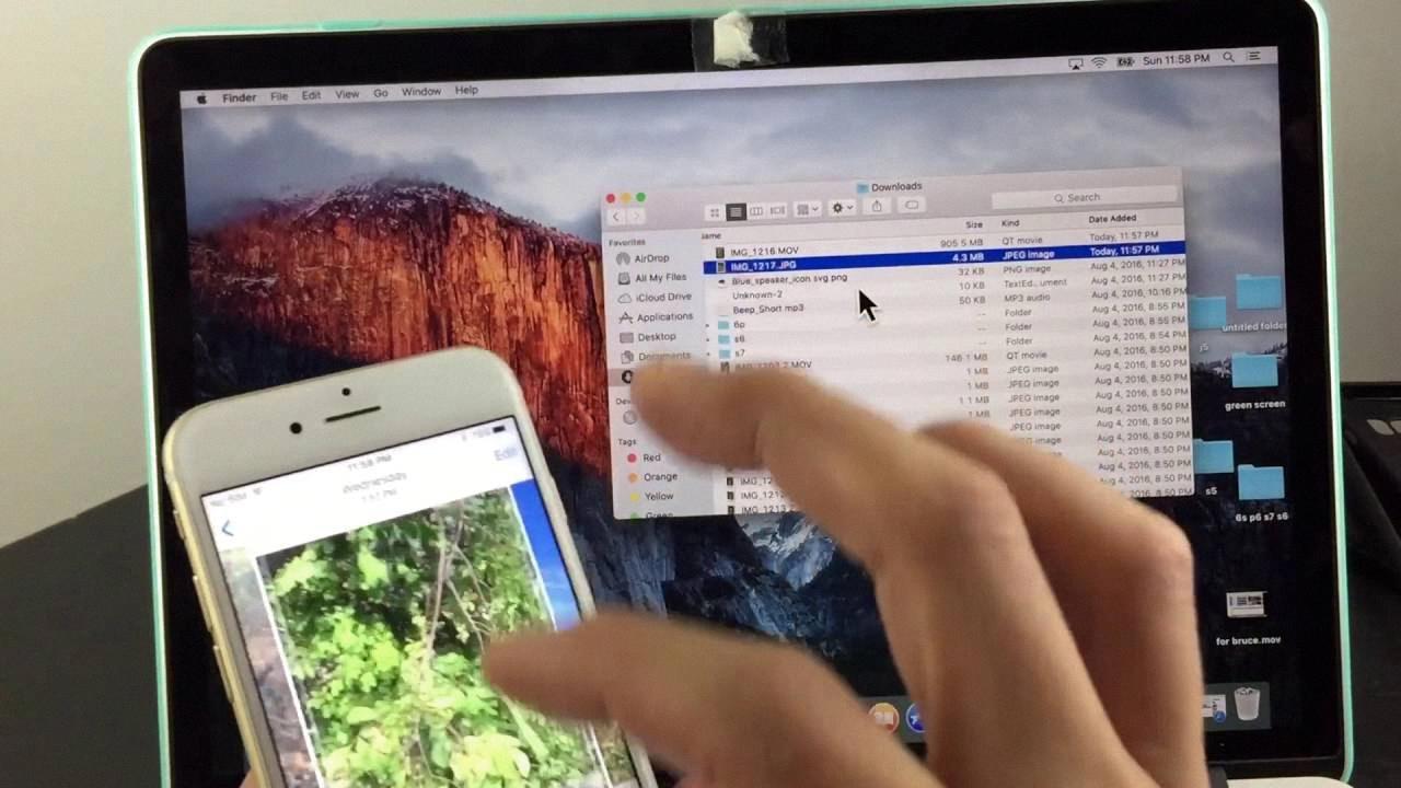 transfer photos from iphone to mac wirelessly
