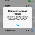 Remote Hotspot Failure: Understanding the Issue and Troubleshooting Steps 10