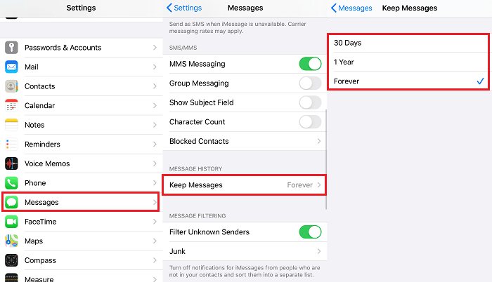 Why is Your Text History Gone? 1