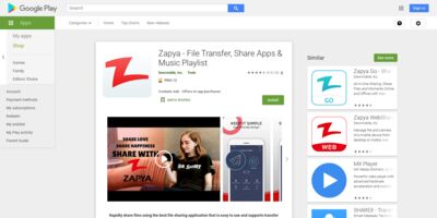 Experience Seamless File Transfer with the Zapya App 1
