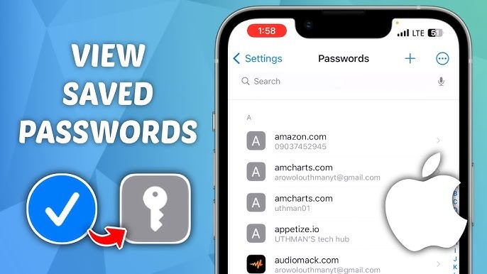 How to View Saved Passwords on iPhone iOS 14? 9