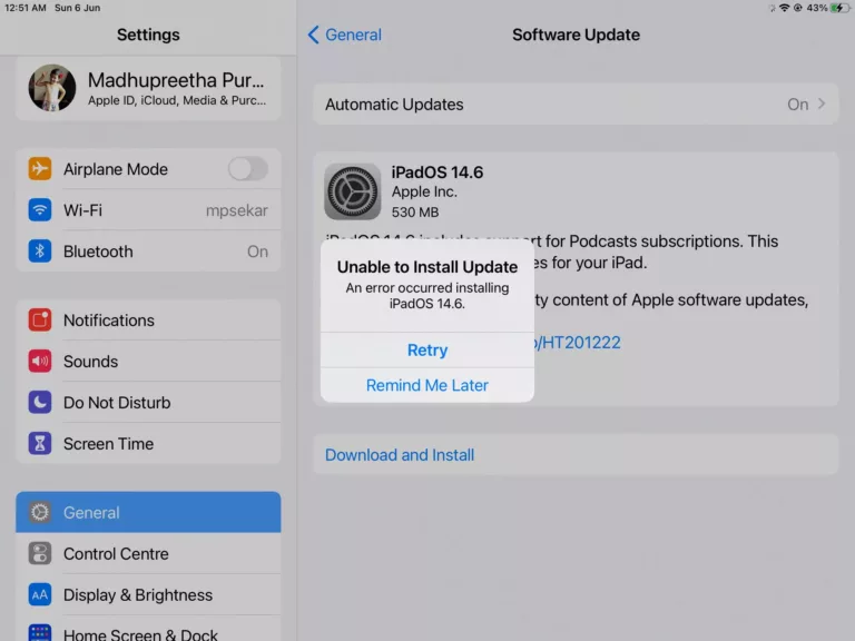 How to Troubleshoot Unable to Install iOS Update? 7