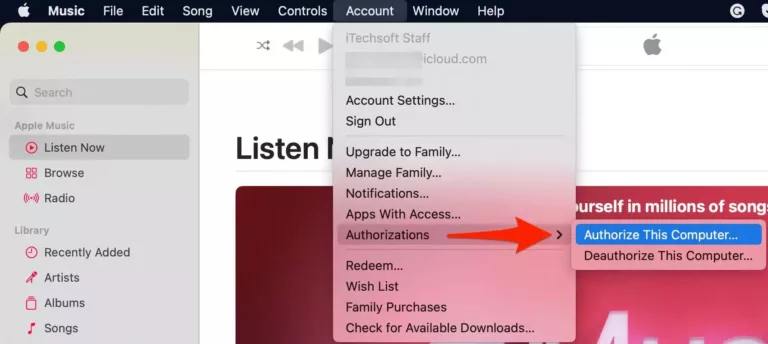 How to Authorize Your Computer in iTunes? 17