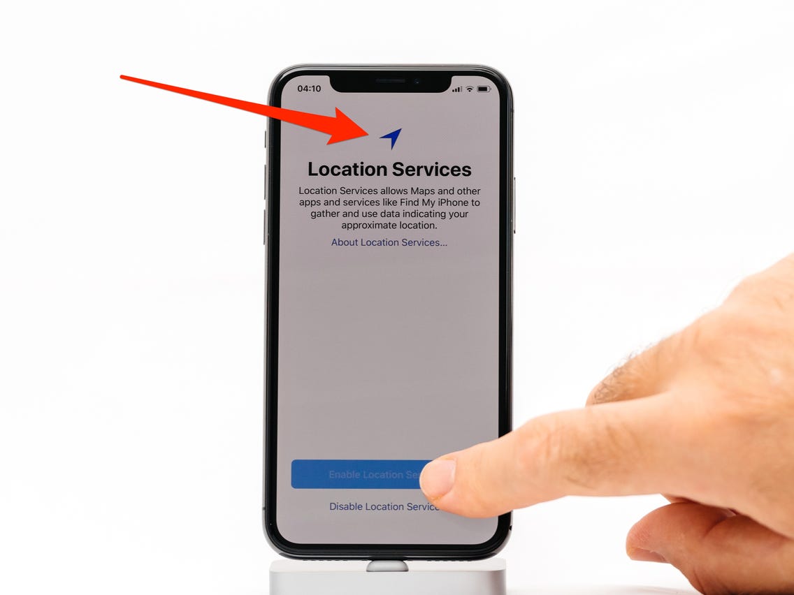 Why Does the Location Icon Turn Blue? 1