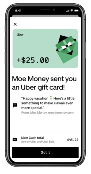 How to Troubleshoot Uber Gift Cards? 5
