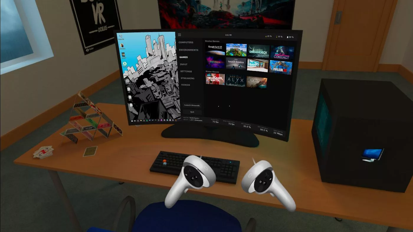 how to use oculus quest 2 as a monitor