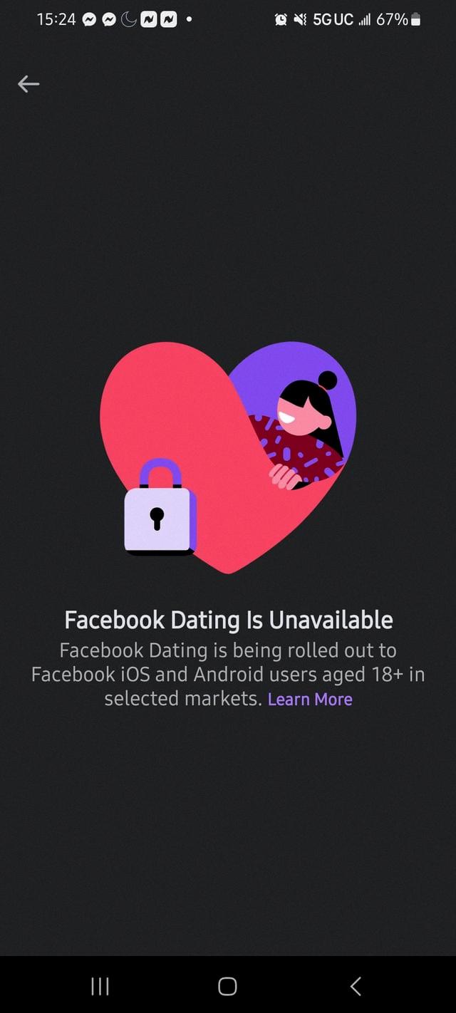facebook dating unavailable ios