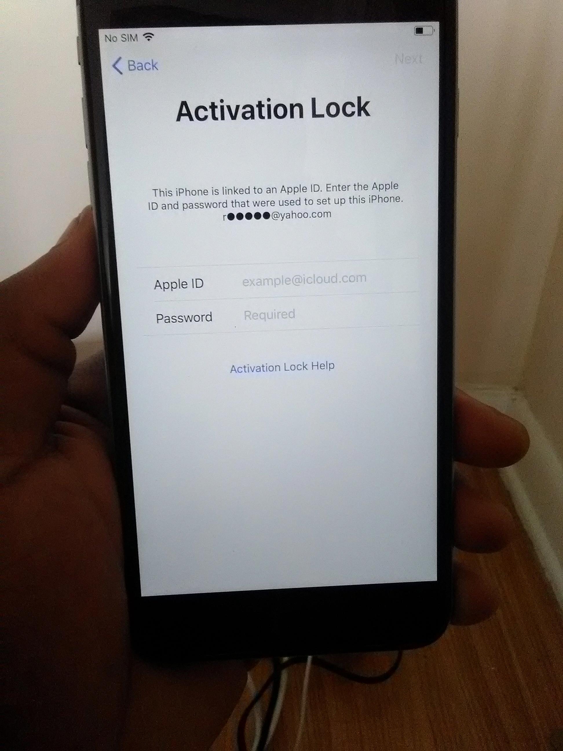 locked out iphone 7 plus