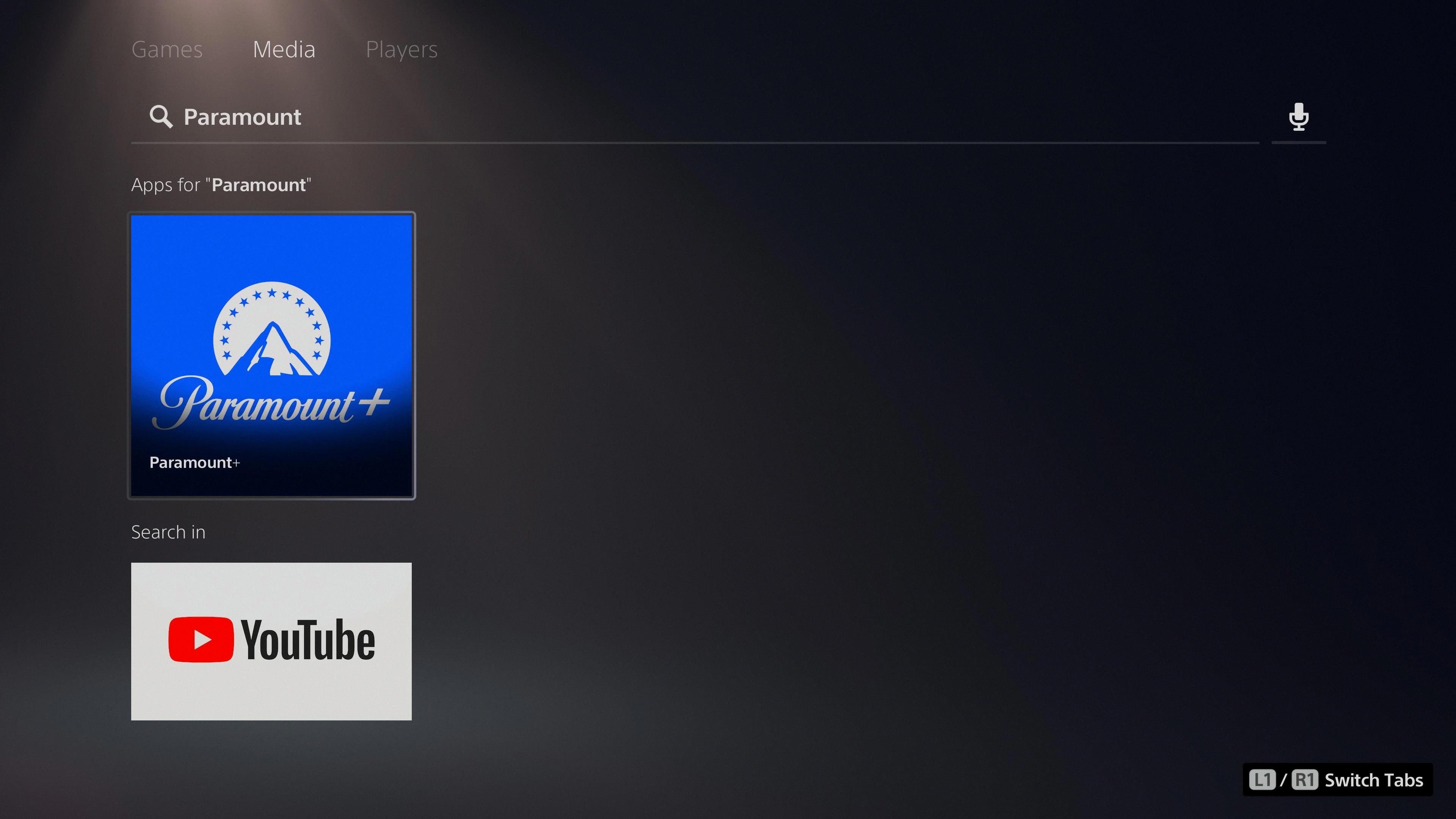 paramount plus on ps5