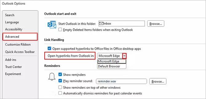 How to Change Your Default Browser for Outlook? 19