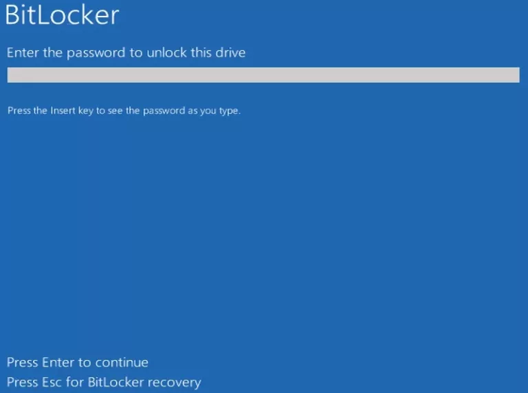 How to Bypass the Dell Bitlocker Recovery Key? 3