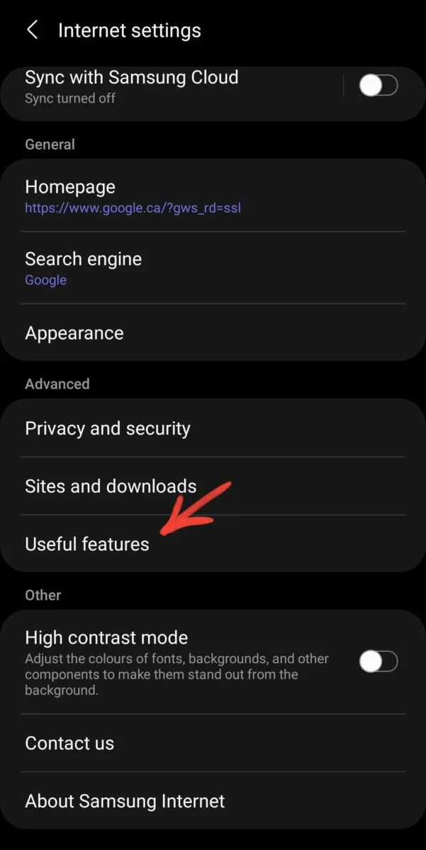 How to Disable Samsung Internet? 1