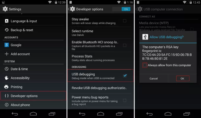 How to Enable Usb Debugging on Android with Broken Screen? 18