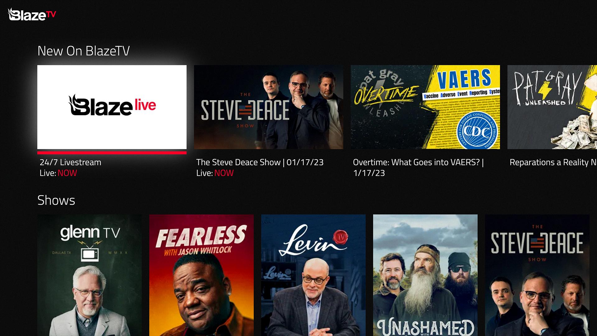 blazetv on samsung tv