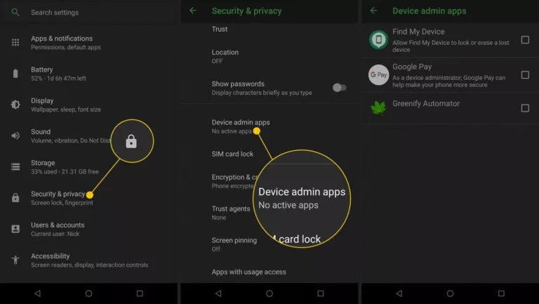 How Can You Find Hidden Device Administrator in Android? 1