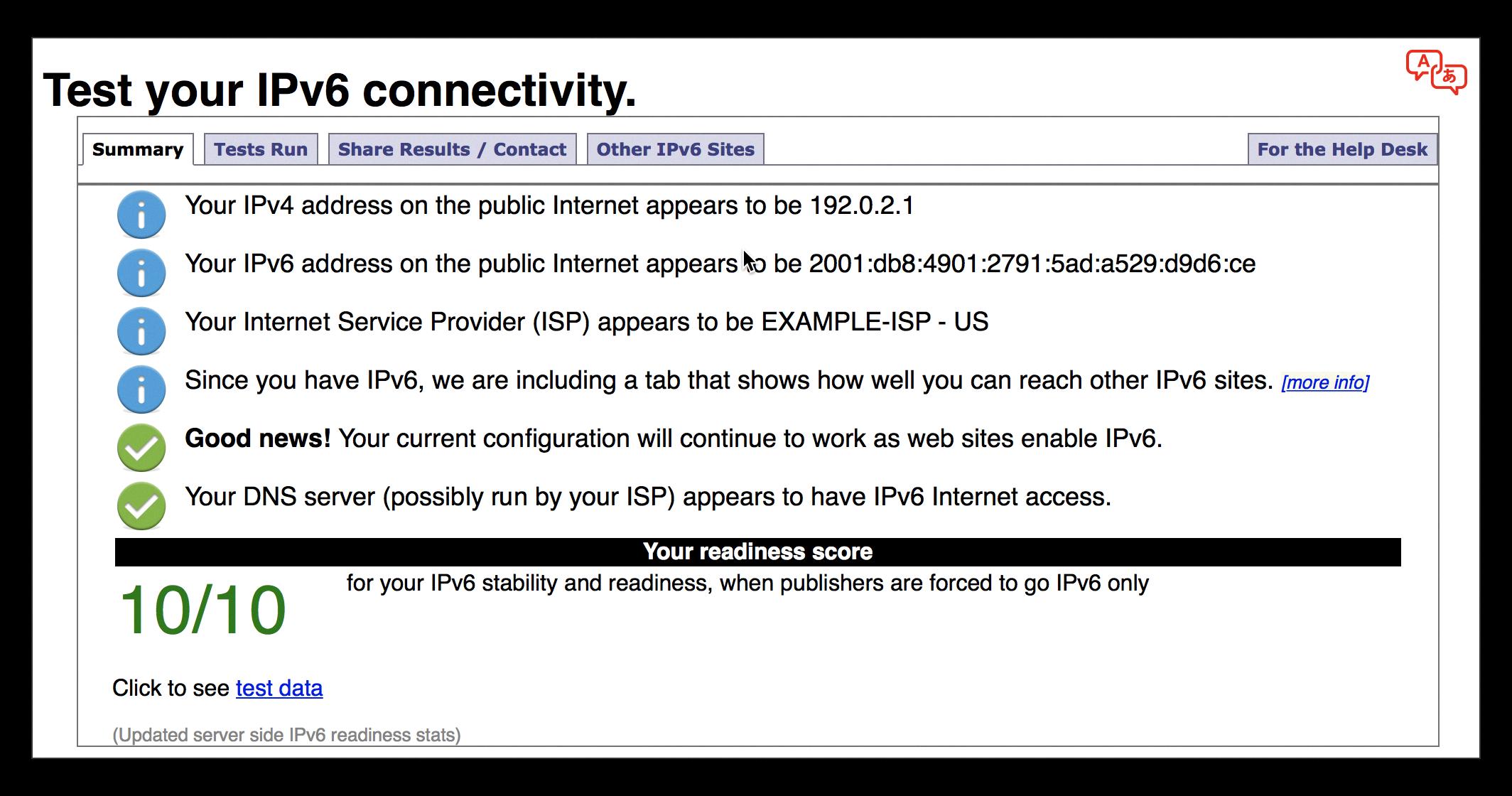 how to check if ipv6 is enabled
