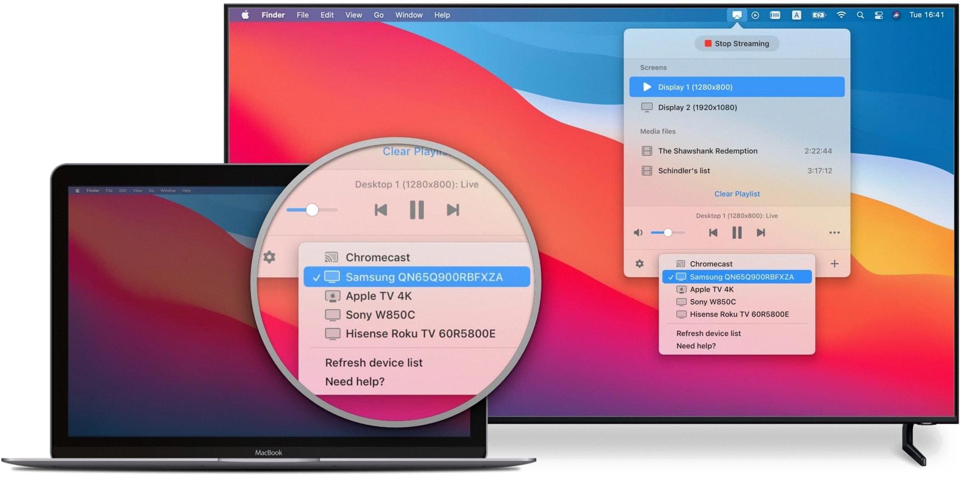 how to connect macbook to samsung tv
