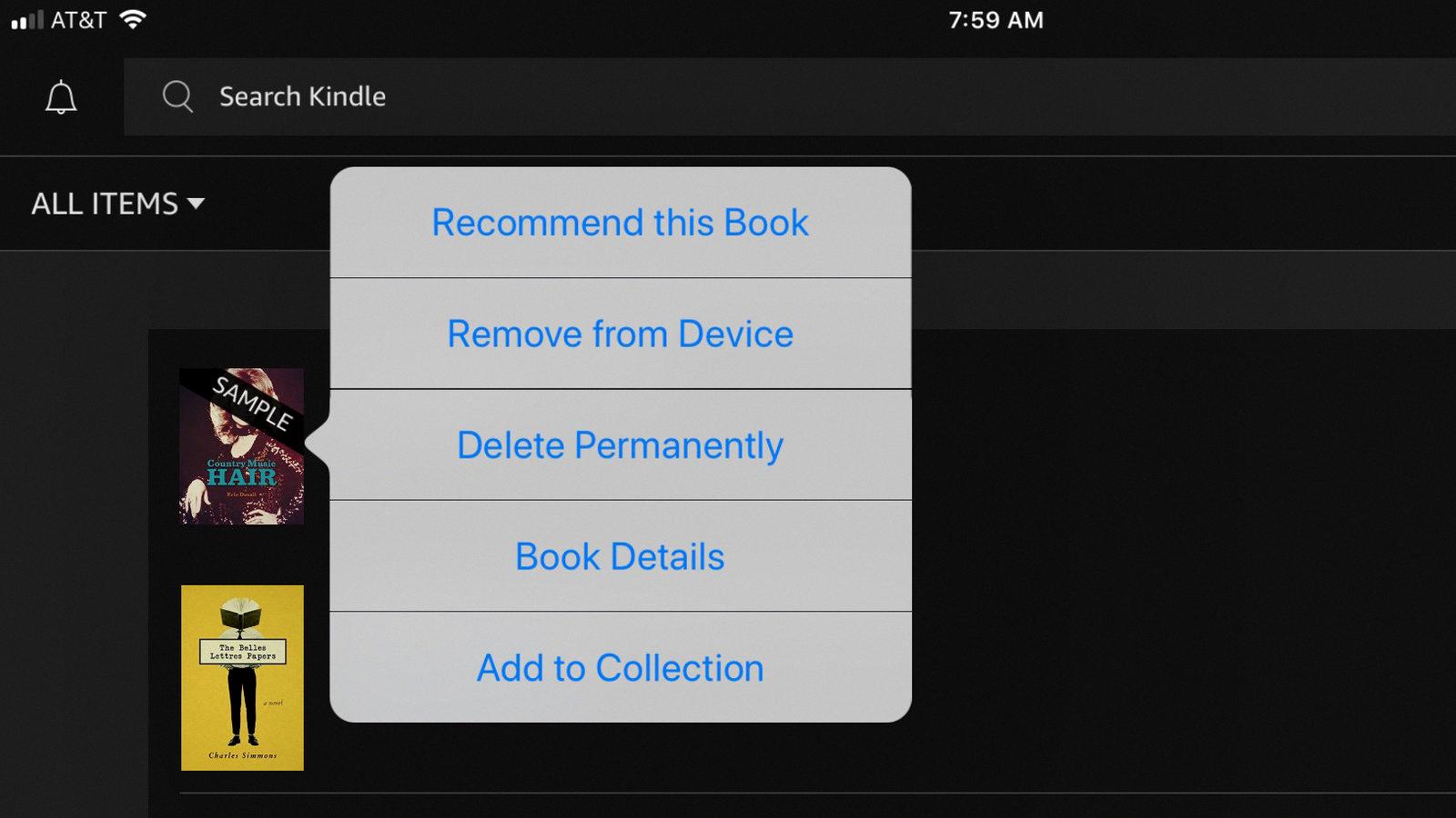 remove book from kindle app android remove book from kindle app android