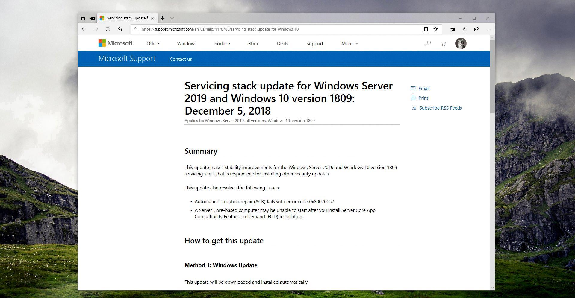 servicing stack updates servicing stack updates
