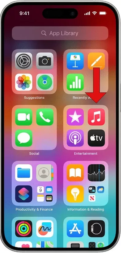 Opening Apple Music app to check audio levels on iPhone