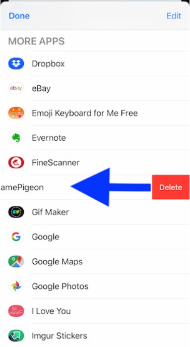 How to Remove Game Pigeon From your iPhone 6 How to Remove Game Pigeon From your iPhone 5