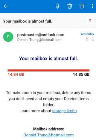 Free Up Storage Space to Improve Outlook Performance