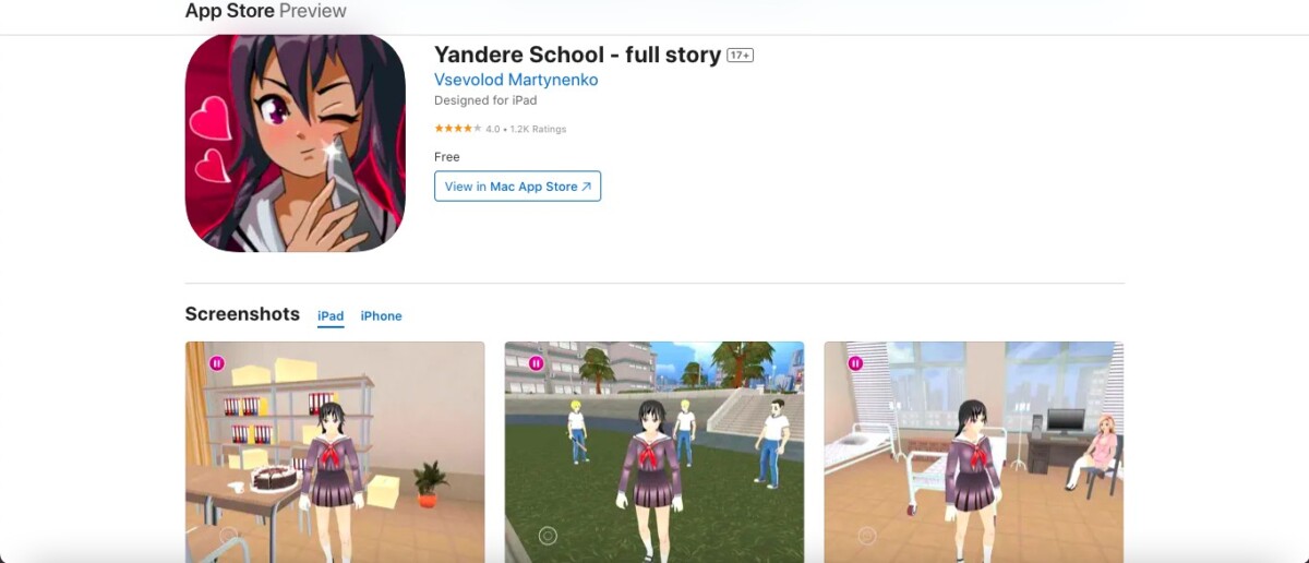 Can You Download Yandere Simulator on Your iPad? 3