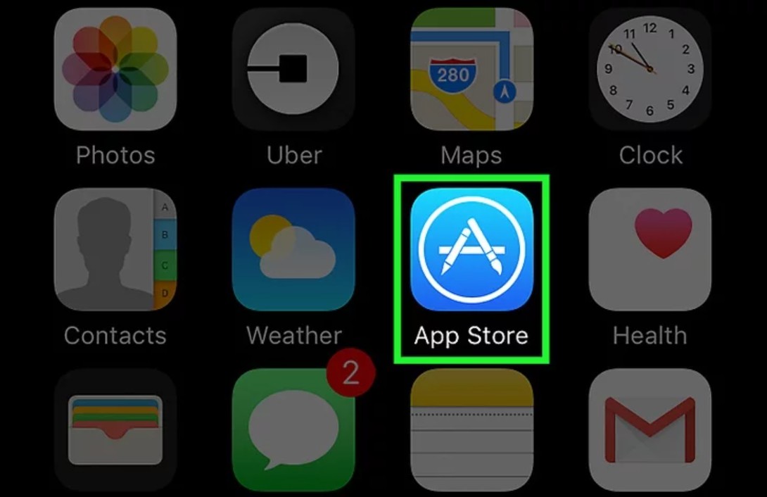 Open the App Store on iPhone to update the Facebook app