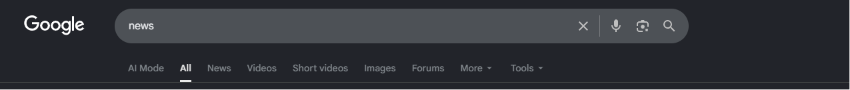 Why Is My Search Bar Black?