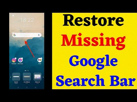 How to Restore the Google Search Bar on Your Android Device 1